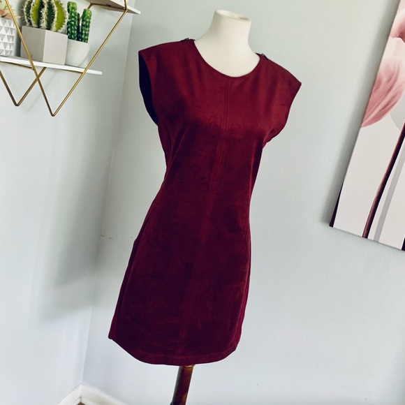 NWT! BCBGMaxAzria • Karlee Mini Dress • Faux Suede Dress • XS • Retail $178 - Picture 8 of 15
